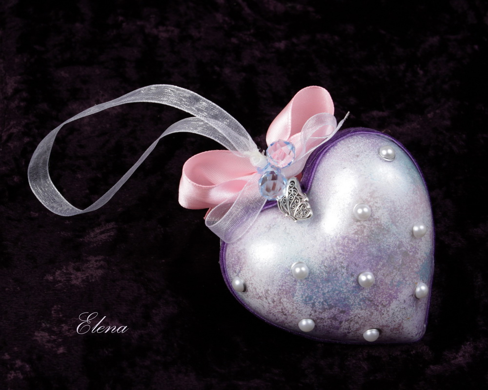 Подвеска-сердце Ангел