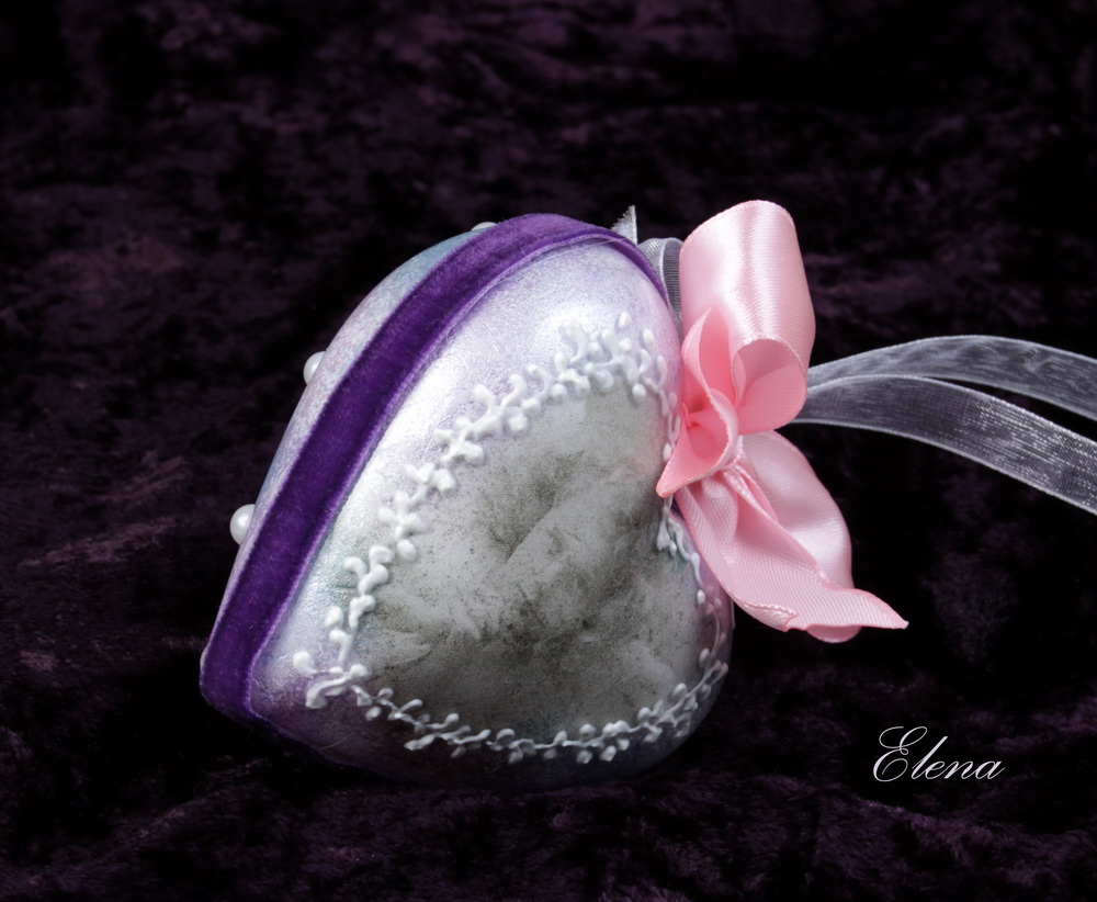 Подвеска-сердце Ангел