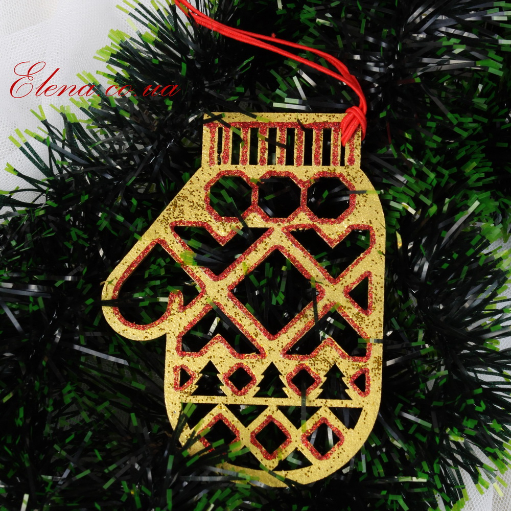 Руковичка ажурная