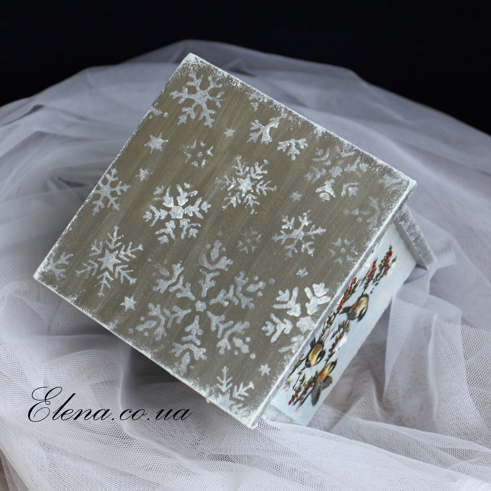 Короб новогодний Птички