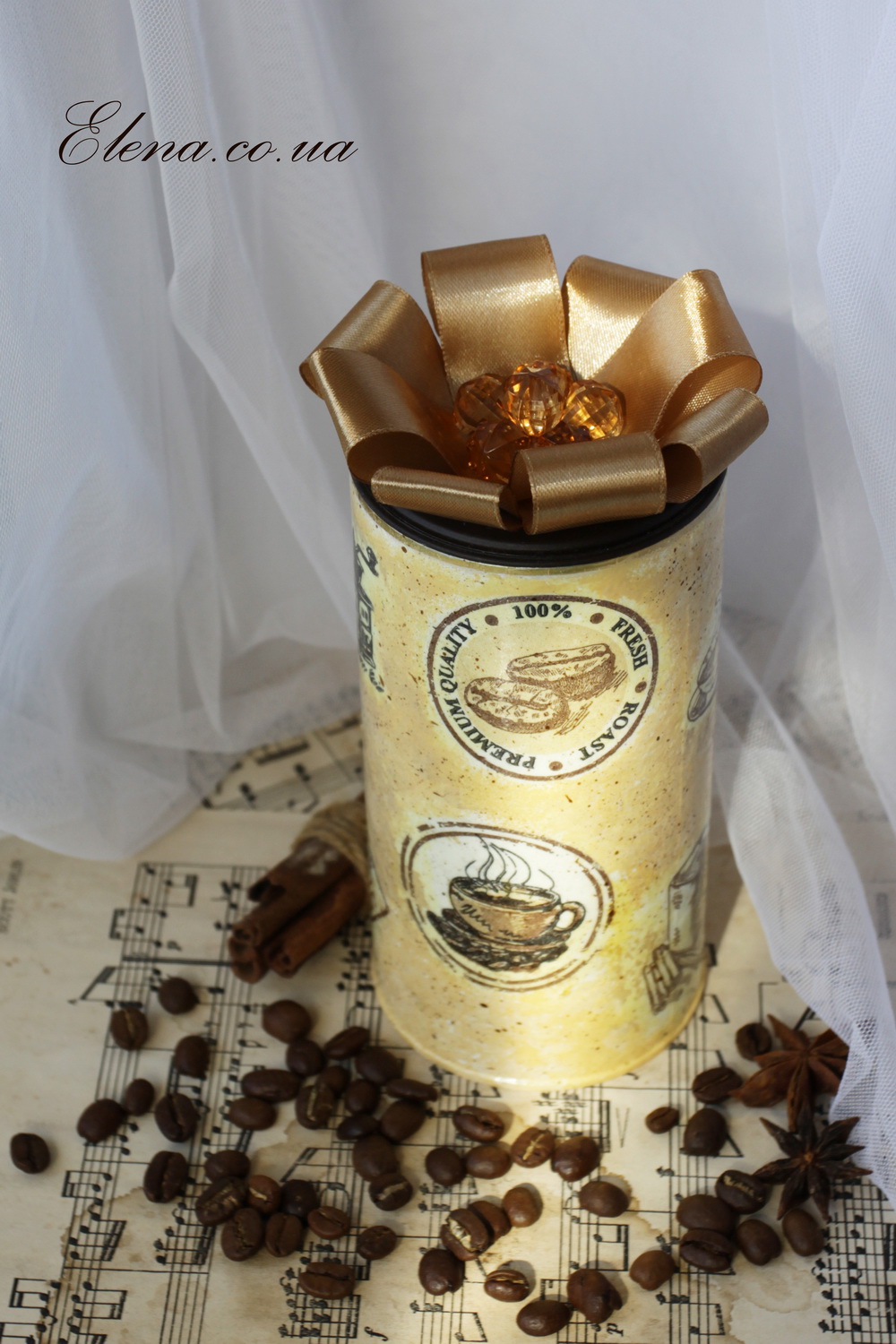 Короб-банка Кофе