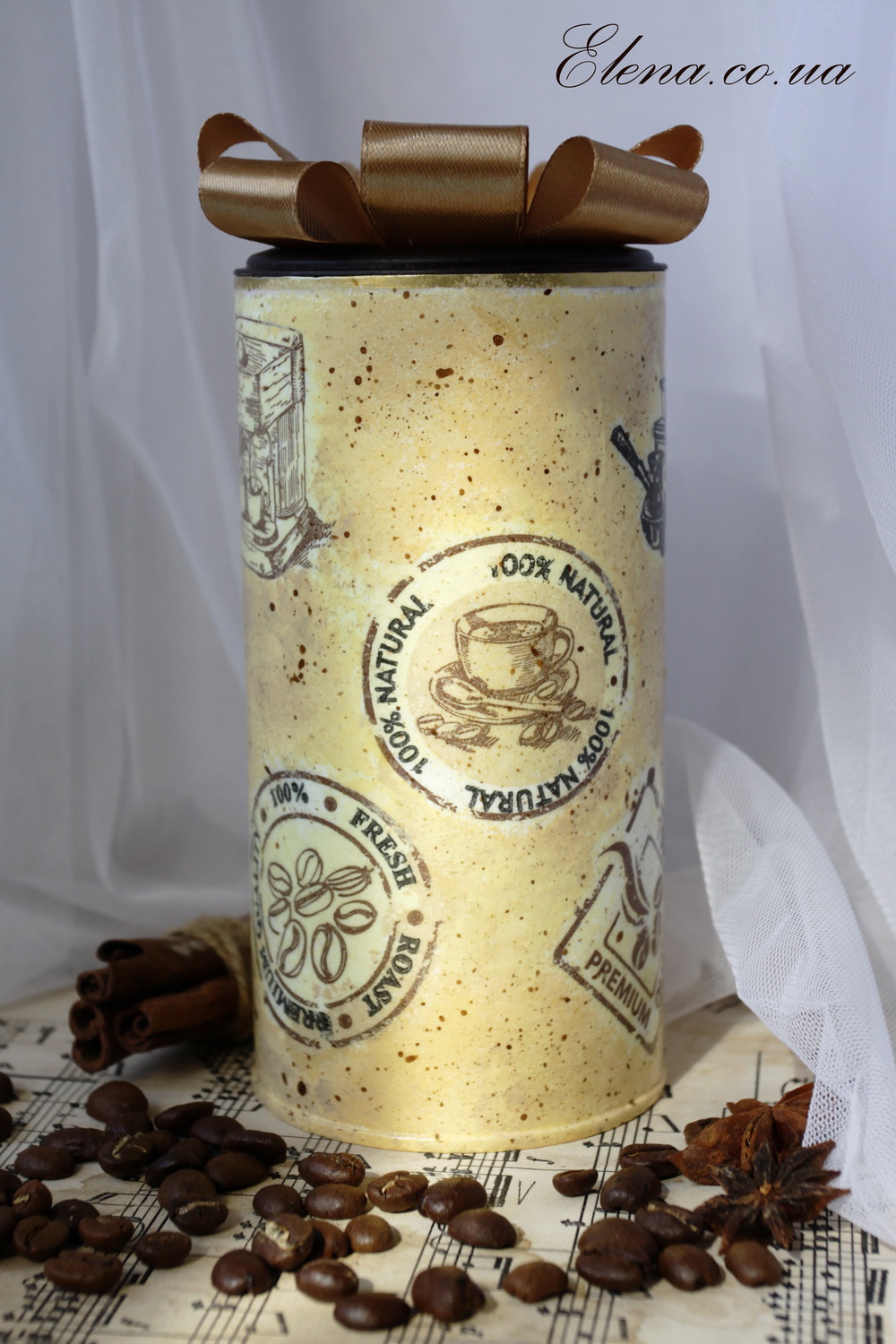 Короб-банка Кофе
