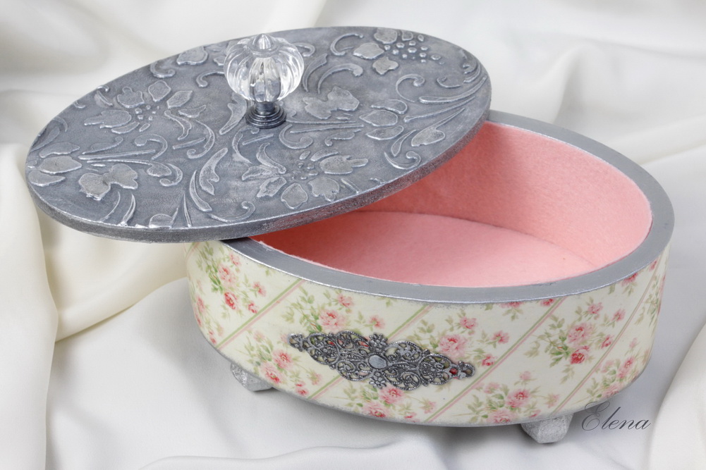 Шкатулка Серебро