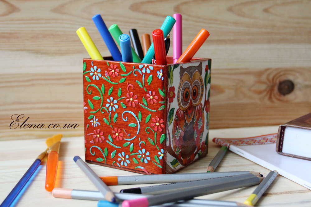 Короб-подставка Совушка