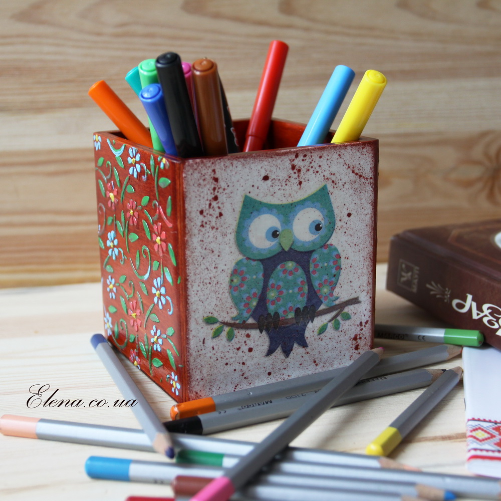 Короб-подставка Совушка