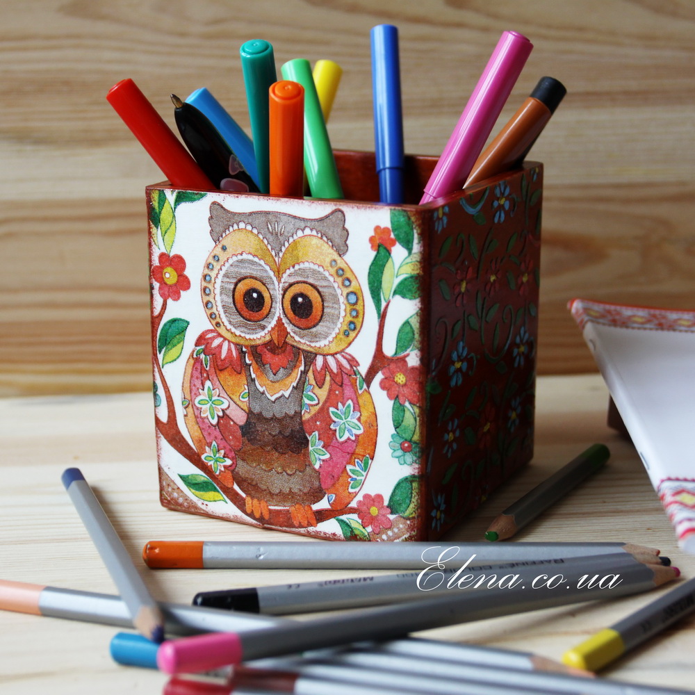 Короб-подставка Совушка